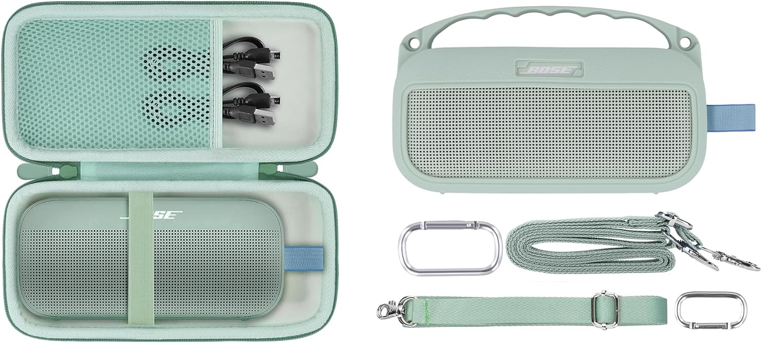 co2CREA Hard+Silicone Case for Bose SoundLink Flex 2nd Speaker