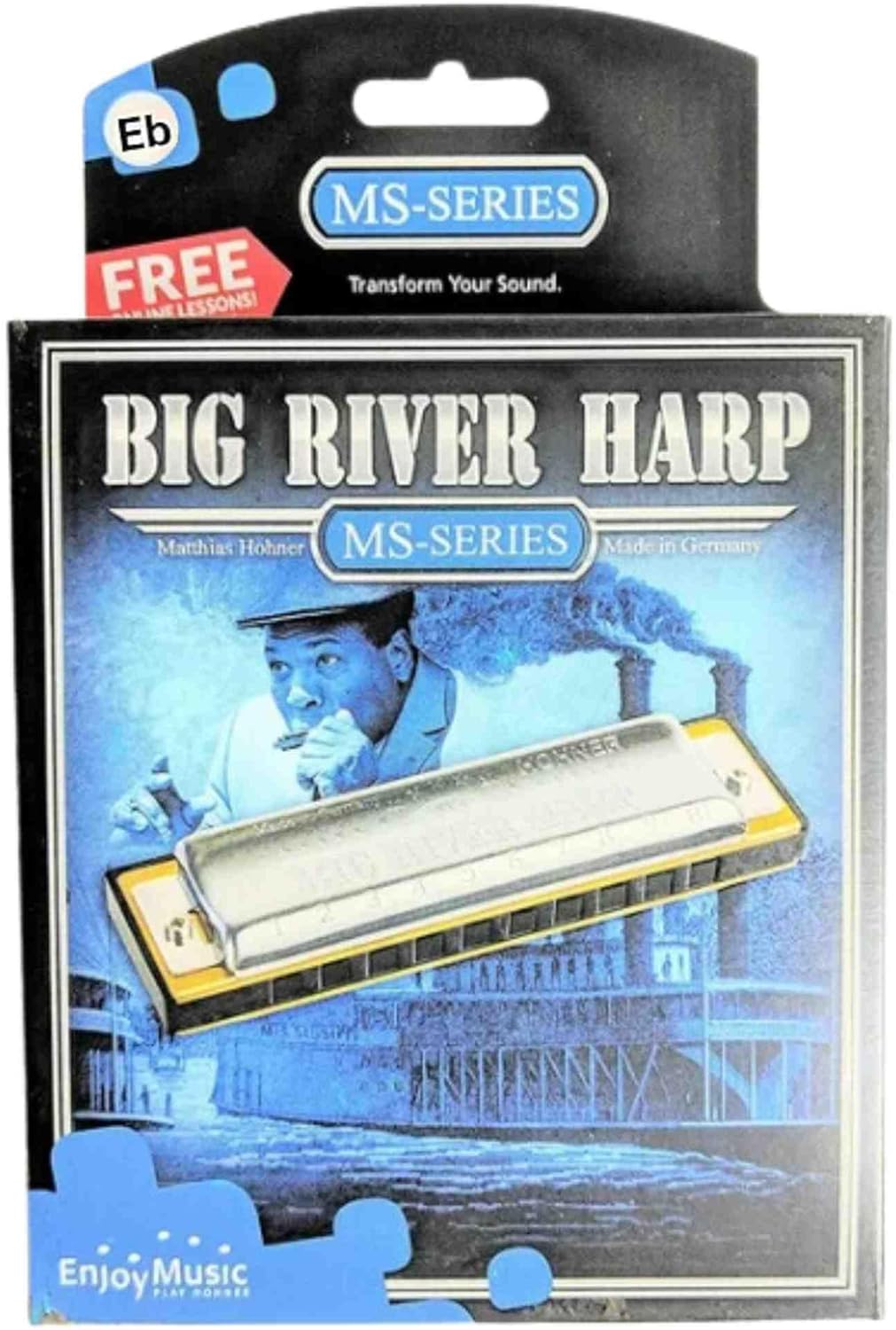 Hohner Big River Harmonica, Key of Eb