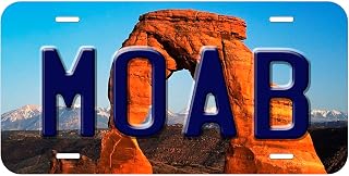 Moab Utah Novelty Car Auto License Plate