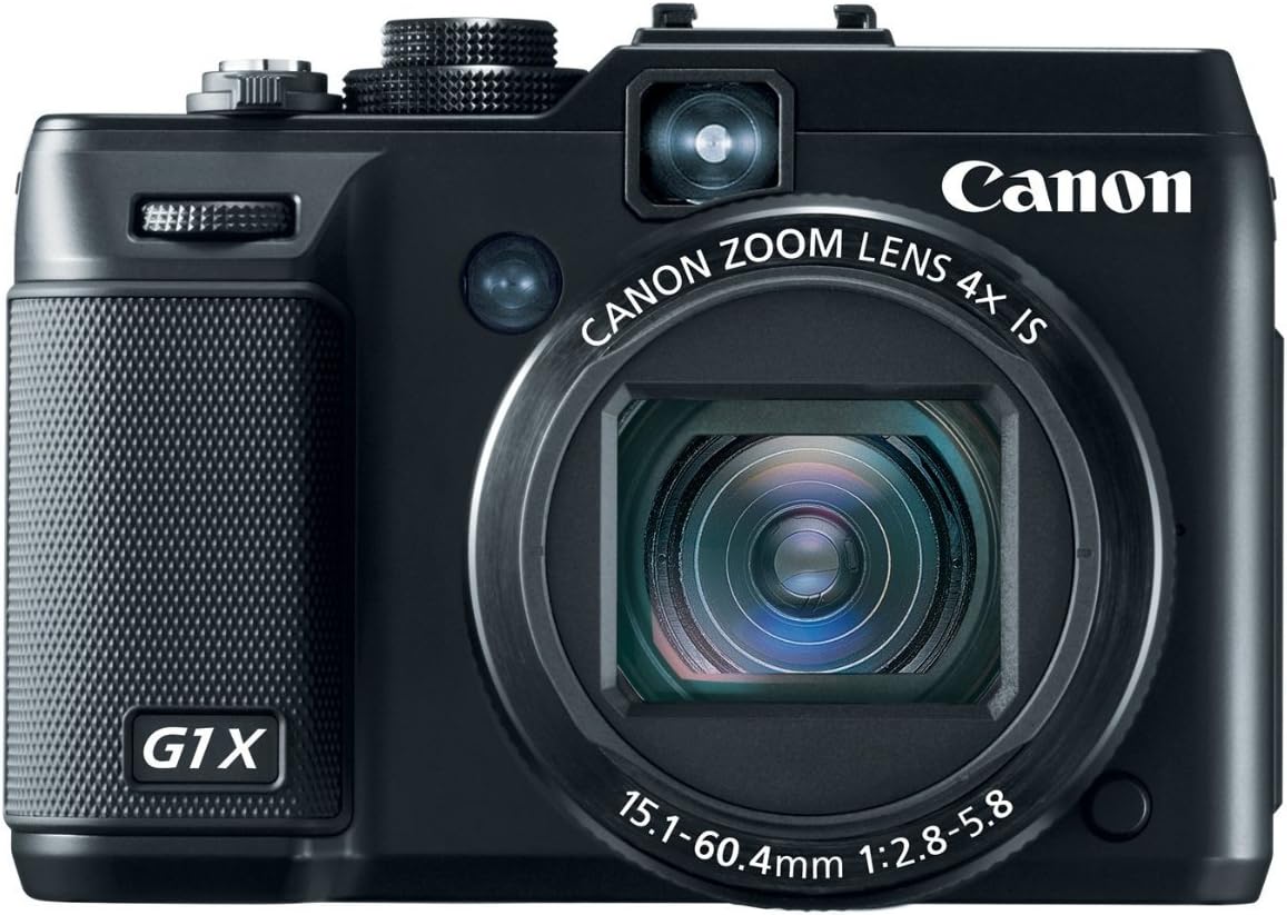 G1 X 14.1 MP CMOS Digital Camera with 4X Wide-Angle Optical Image Stabilized Zoom Lens Full 1080p HD Video and 3.0-inch Vari-Angle LCD Black