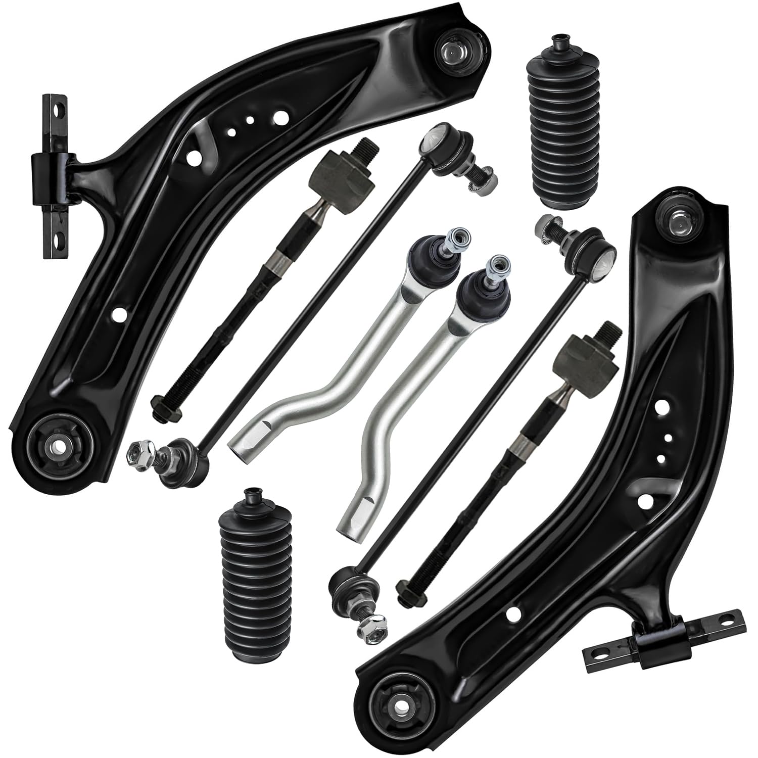 Detroit Axle - 10pc Front End Kit for 2014-2019 Nissan Rogue