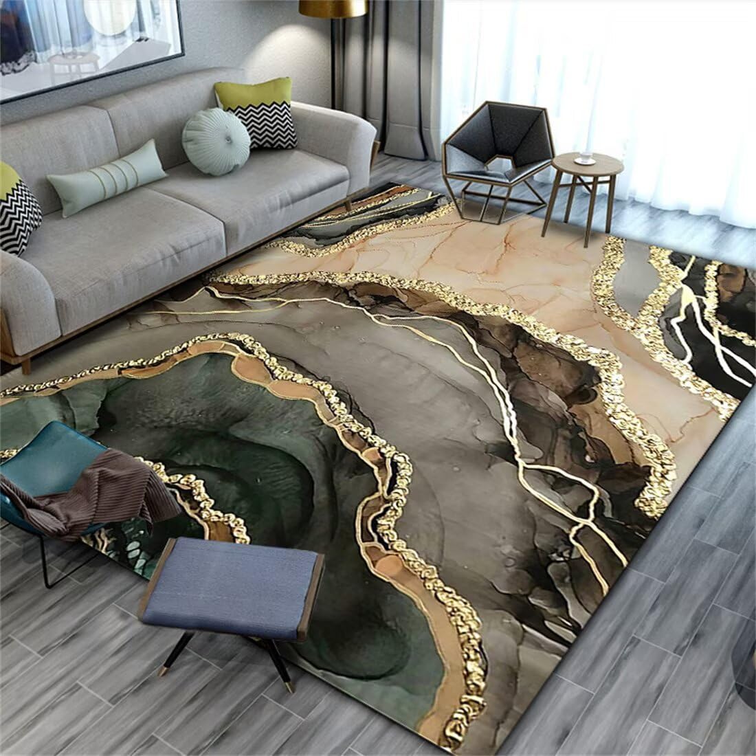 Tapis de cuisine lavable anti-glisse pour sécuriser l'entrée et le salon avec élégance