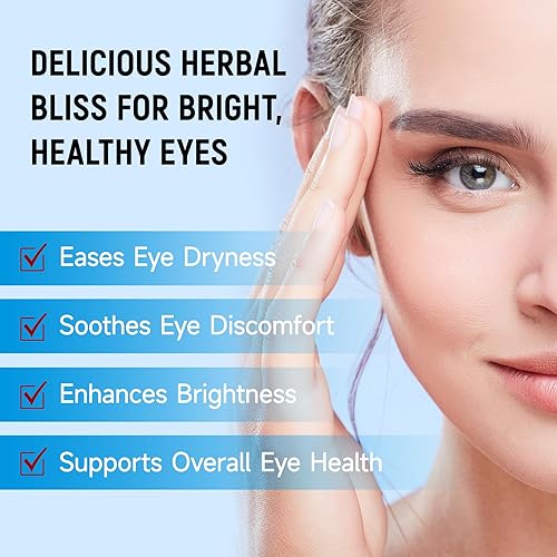 Miniatura 4 de Aromlife Eye Bright Tea alivia la sequedad ocular, Natrual Eyebright Herbal Vision Soporte de té comodidad general para los ojos, 16 bolsitas de té