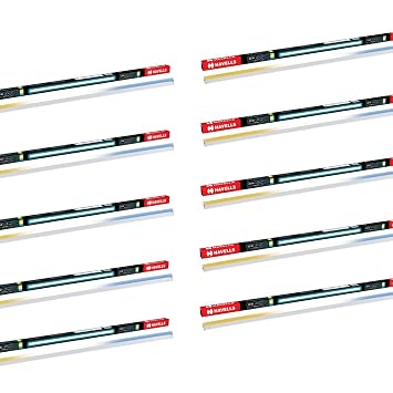 Havells 20W 3 in 1 LED Batten Tubelight|Energy Efficient|Three Color Temperatures(Warm White,Neutral White,Cool White)|Upto 4KV Surge Protection|Made in India | (Triyca)|Pack of 10