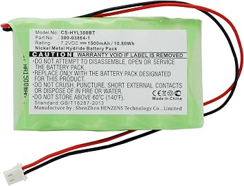 ALLC Replacement Battery for ADT Lynx Alarm Security Panel,Pulse TS Keypad,QuickConnect Security System,Safewatch QuickConnect Plus,WALYNX-RCHB-SC,1500mAh