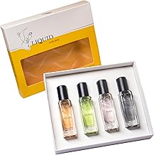LIQUID Perfumes Luxury Gift Set for Women � 4X20ml | Oslo, Paris, Miami & Milan City Inspired Long Lasting Scent for Female | Premium Fragrance Gift Item with Citrus, Floral & Woody Notes