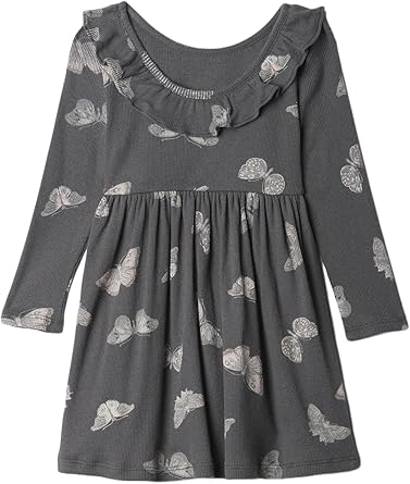 GAP Baby-Girls Long Sleeve Ribbed Dress
