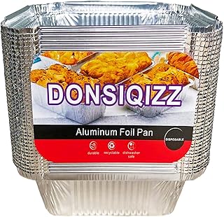 40 Pack Drip Pans Compatible with Napoleon BBQ Grills 62007 Grease Tray Disposable, for Napoleon Rogue Series Grill, Aluminum Foil Replacement