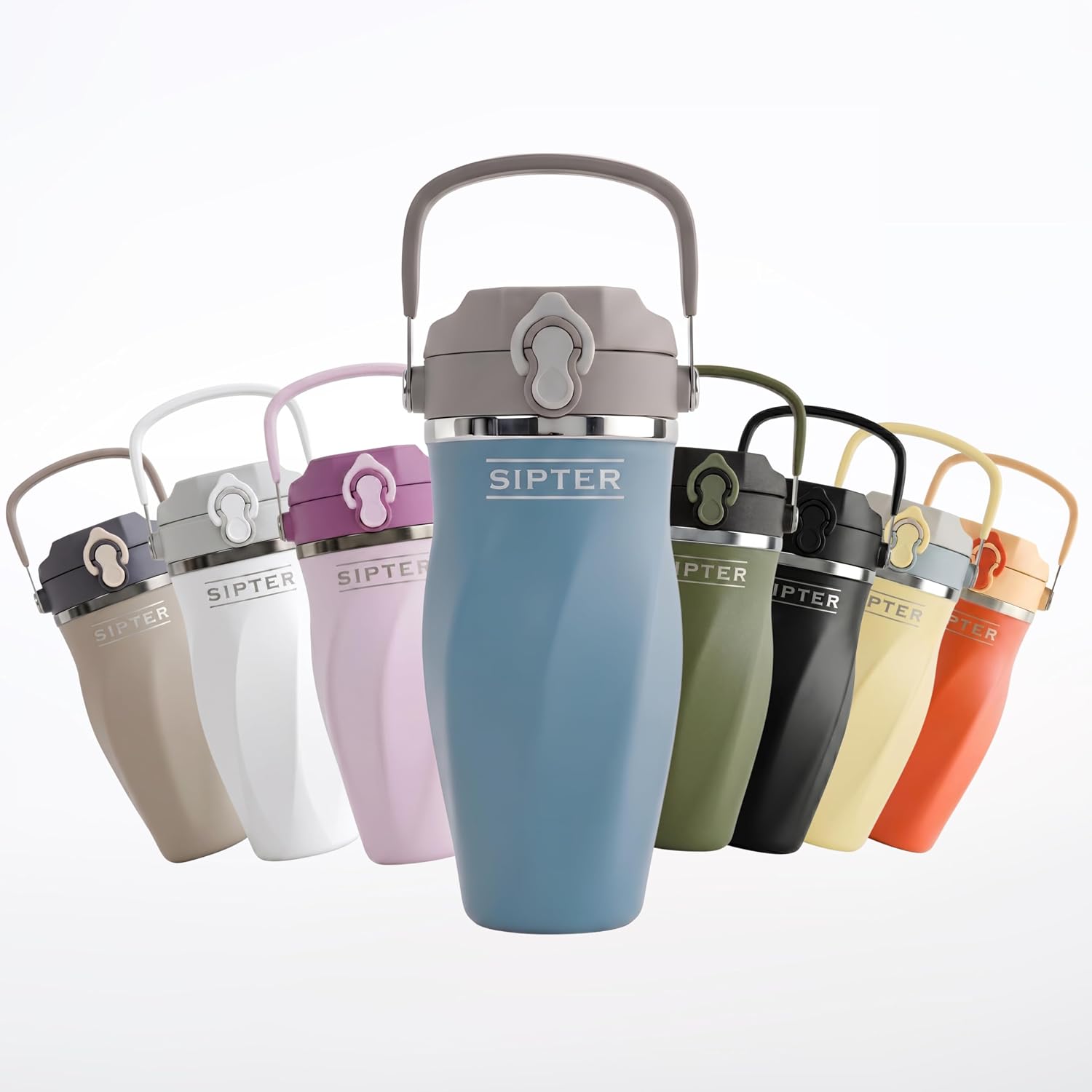 Shaker Bottle for Protein Mixes – Double Wall Stainless Steel, For Shakes, Water, Smoothies, Cocktails –Leak-Proof, 26oz, Copper-Insulated Blender Cup, BPA-Free No Mixing Tools (Storm Crest)