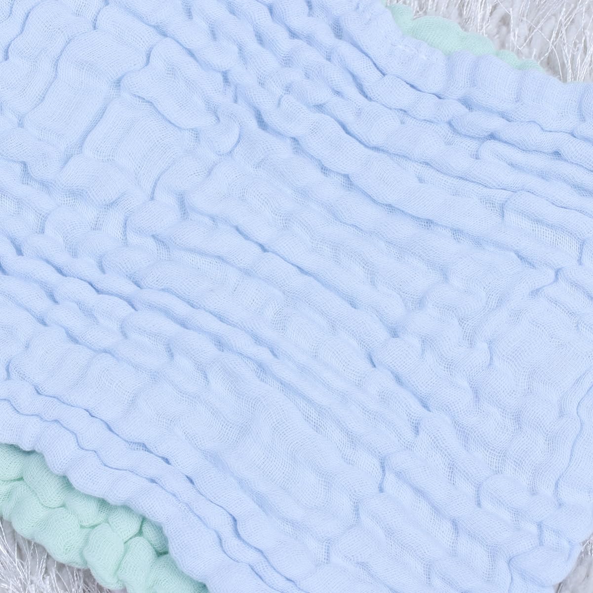 UPKOCH 5Pcs Face Towels Solid Saliva Bibs Multi Handkerchiefs Colors for Drooling Teething for Parents