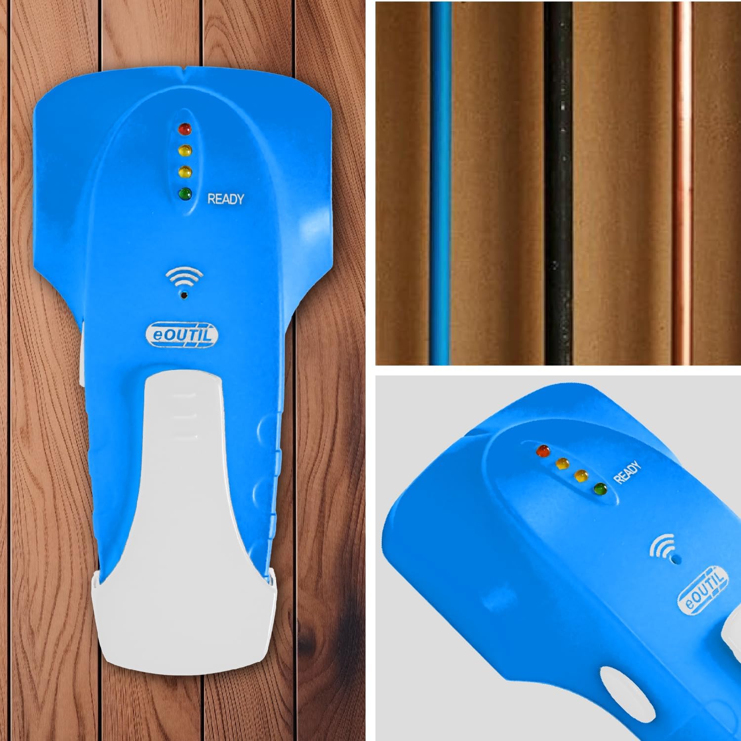 Stud Finder Wall Scanner Wood and Metal Detector Sensor for 3/4 inch Thickness Wall (Bule)
