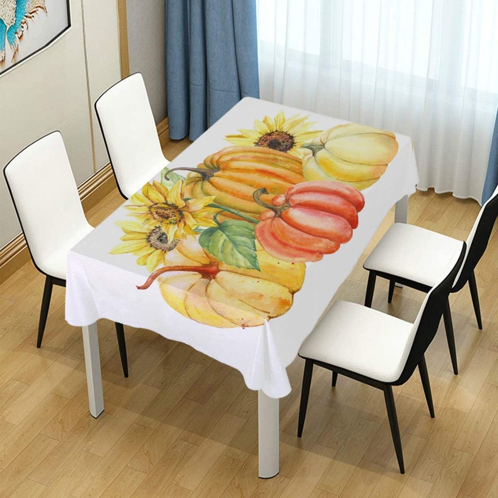 Amazon｜かぼちゃ テーブルクロス 長方形 140x180 cm テーブルカバー
