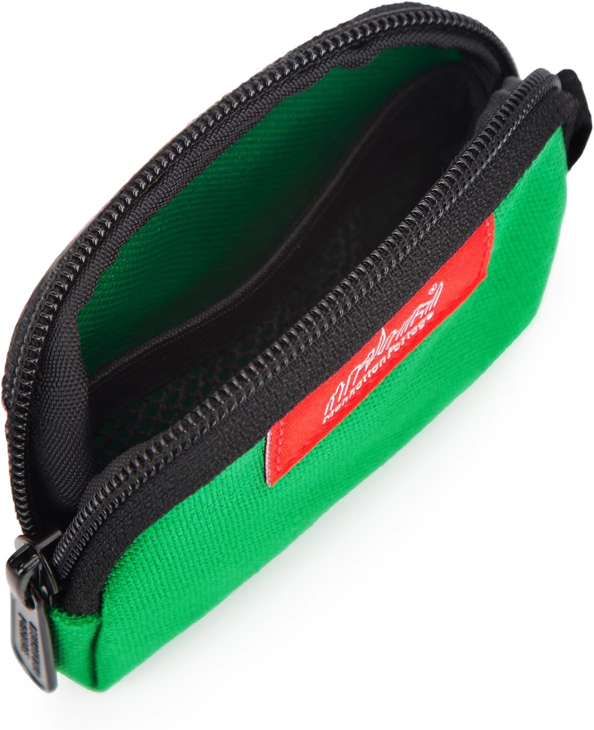 Manhattan Portage Coin Purse With Divider And Zipper Closure Credit Card Holder Cash Organizer Jewelry Pouch Fits Cards Money Change for Women and Men (Green)