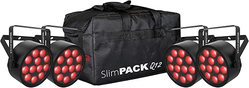 CHAUVET DJ (CHDDJ) Unidad de luz de escenario, negro (Slimpack Q 12 ILS)