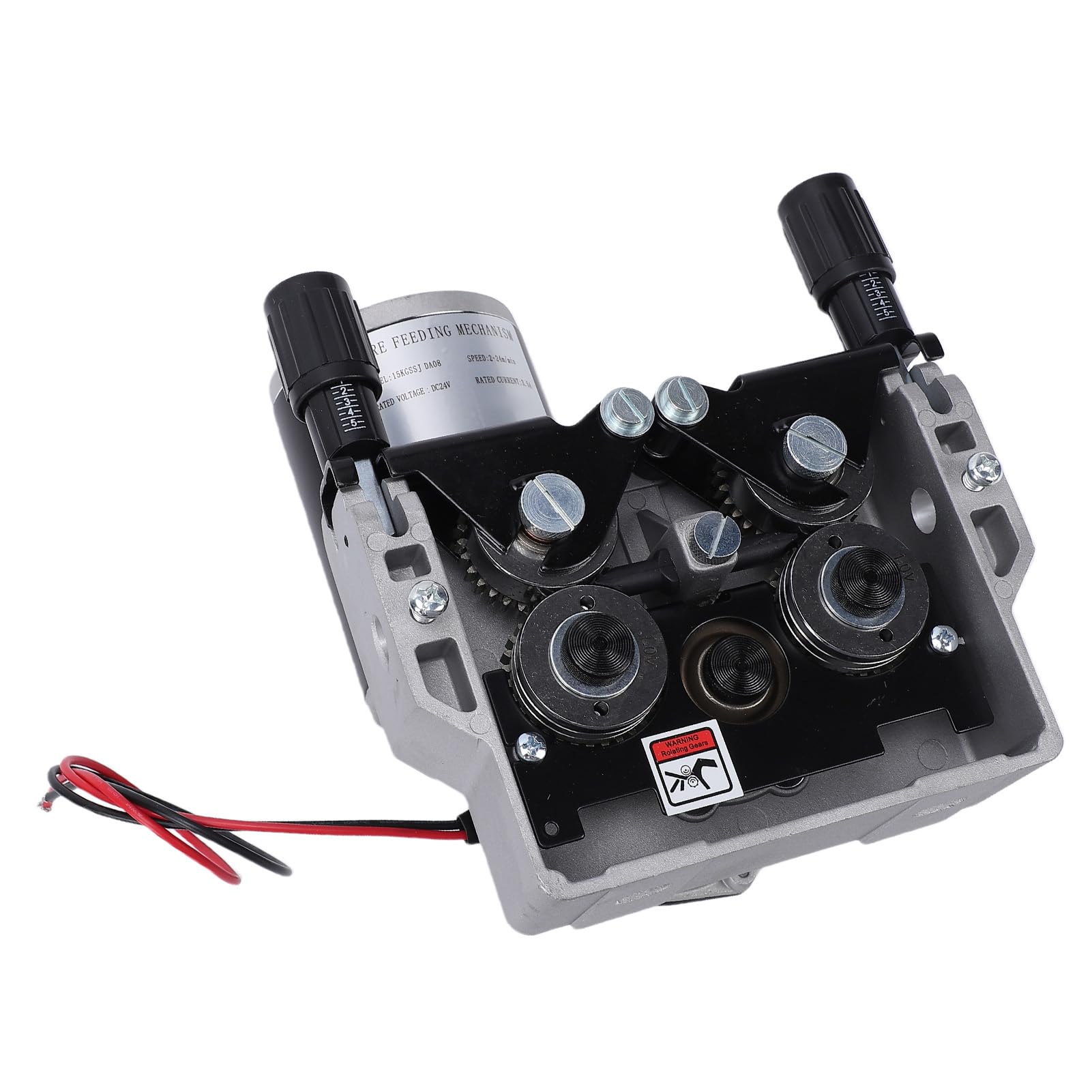 Eujgoov Hilo de Soldadura MIG Motor Alimentador, 15kg Cuatro Rodillos