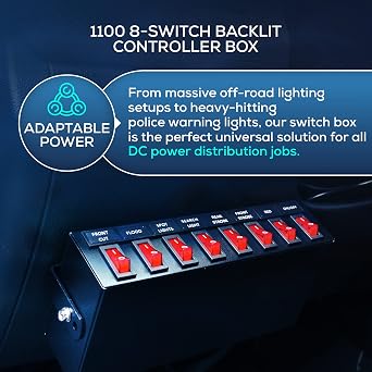 UBL 1100 8-Switch Backlit Controller Box