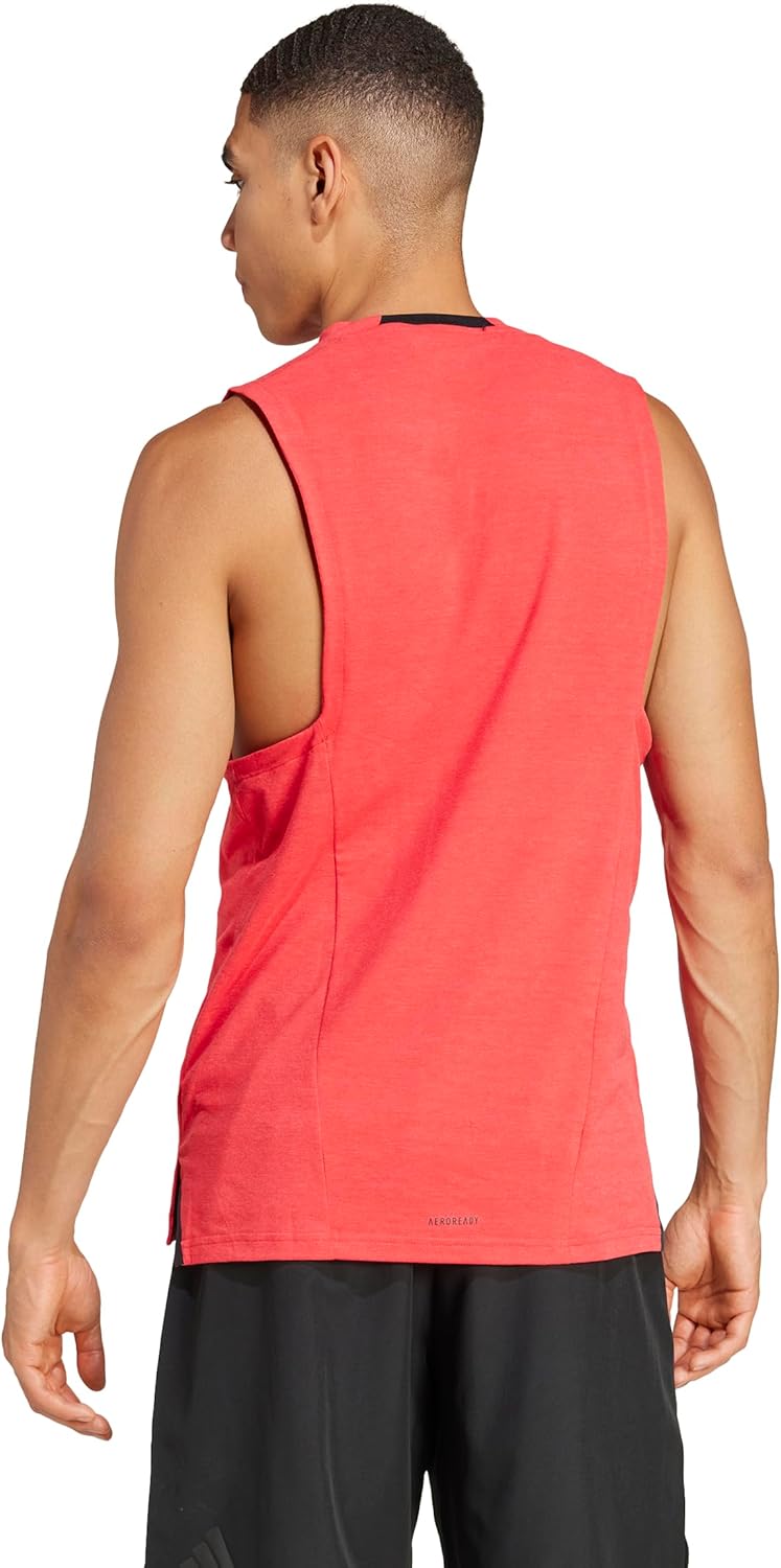 adidas Mens Designed for Training Workout Tank Top