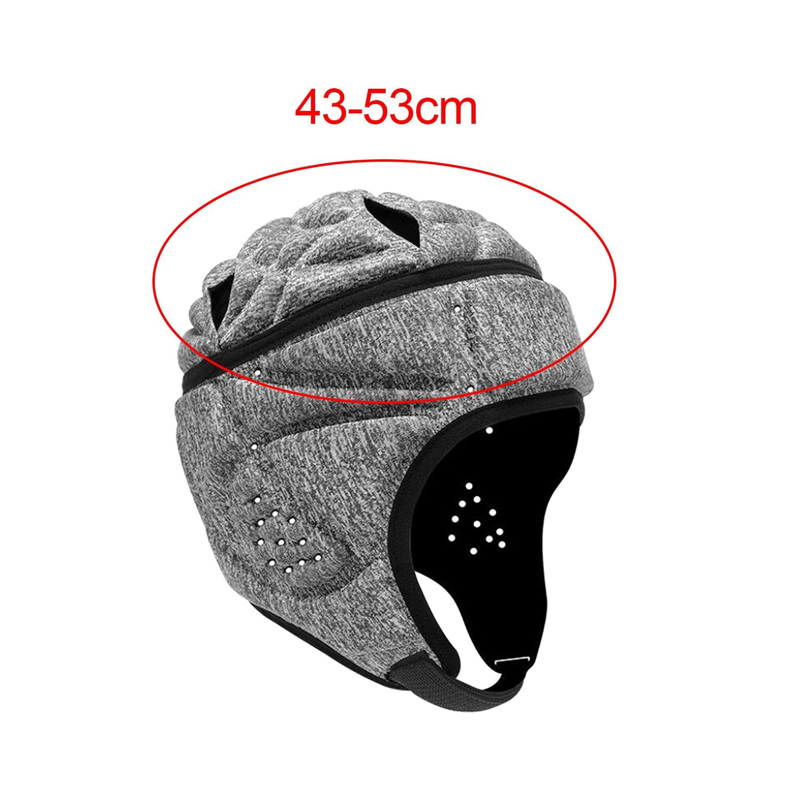 Qianly Rugby Helm für Kinder, Rugby Kappe, Schutz, Anti Kollision, Verstellbarer Football Helm, Rugby Kopfbedeckung für Pitcher Youth