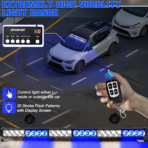 Vista 26 de 29D6-TT, Blanco/Ámbar Blanco/Ámbar,Azul,Rojo y azul,Azul y blanco,blanco y rojo