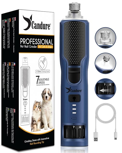 Candure Cortauñas para Perro y Gato con Mascota Protector de Seguridad