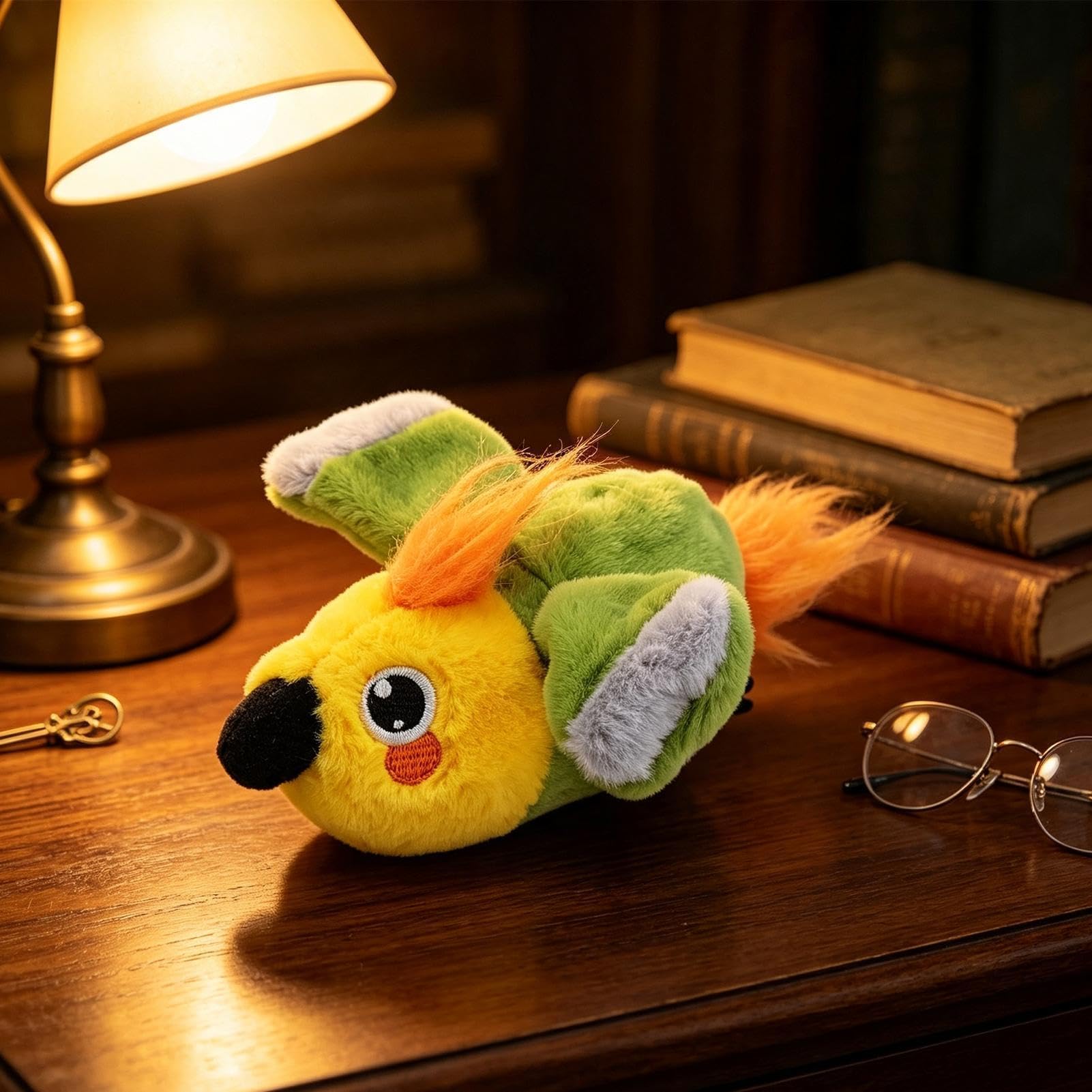 Jouet d'oiseau pour chat perroquet peluche interactif rechargeable intérieur