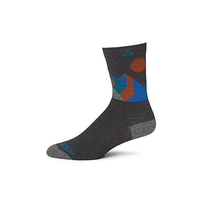 Wigwam Ridge Mid Crew Crew Cut Socks Shoes Smoke