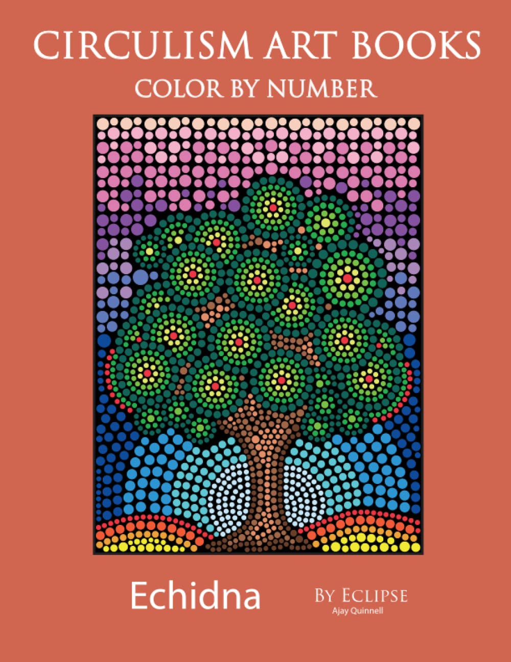 Echidna Colour by Number Circulism book : Superior paper edition