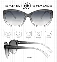 Vista 4 de Samba Shades - Lentes de sol bifocales para mujer, lentes para leer bajo el sol en forma de ojo gatuno