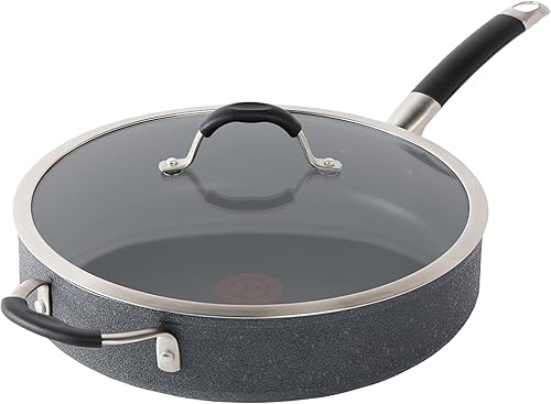 Miniatura 10 de T-Fal Stone Force Platinum Antiadherente Sartén de Freír 30 cm, Apto para Horno a 204°C, Perfecto para Freír, Saltear, Sellar y Asar en Sartén,