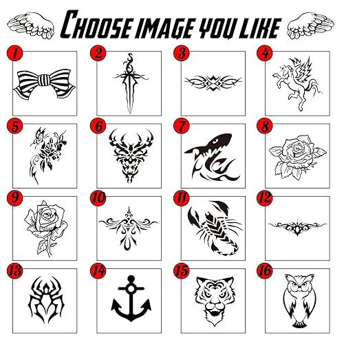 Miniatura 3 de Tatuajes temporales personalizados con nombretexto, tatuajes de nombre falsos personalizados, adhesivo corporal impermeable temporal para mujeres y