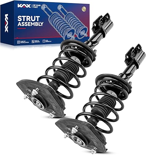 KAX Conjunto completo de resorte helicoidal y puntal trasero para Impala 2004-20052008-2013, Grand Prix 2004-2007, Impala Limited 372471L 372471R