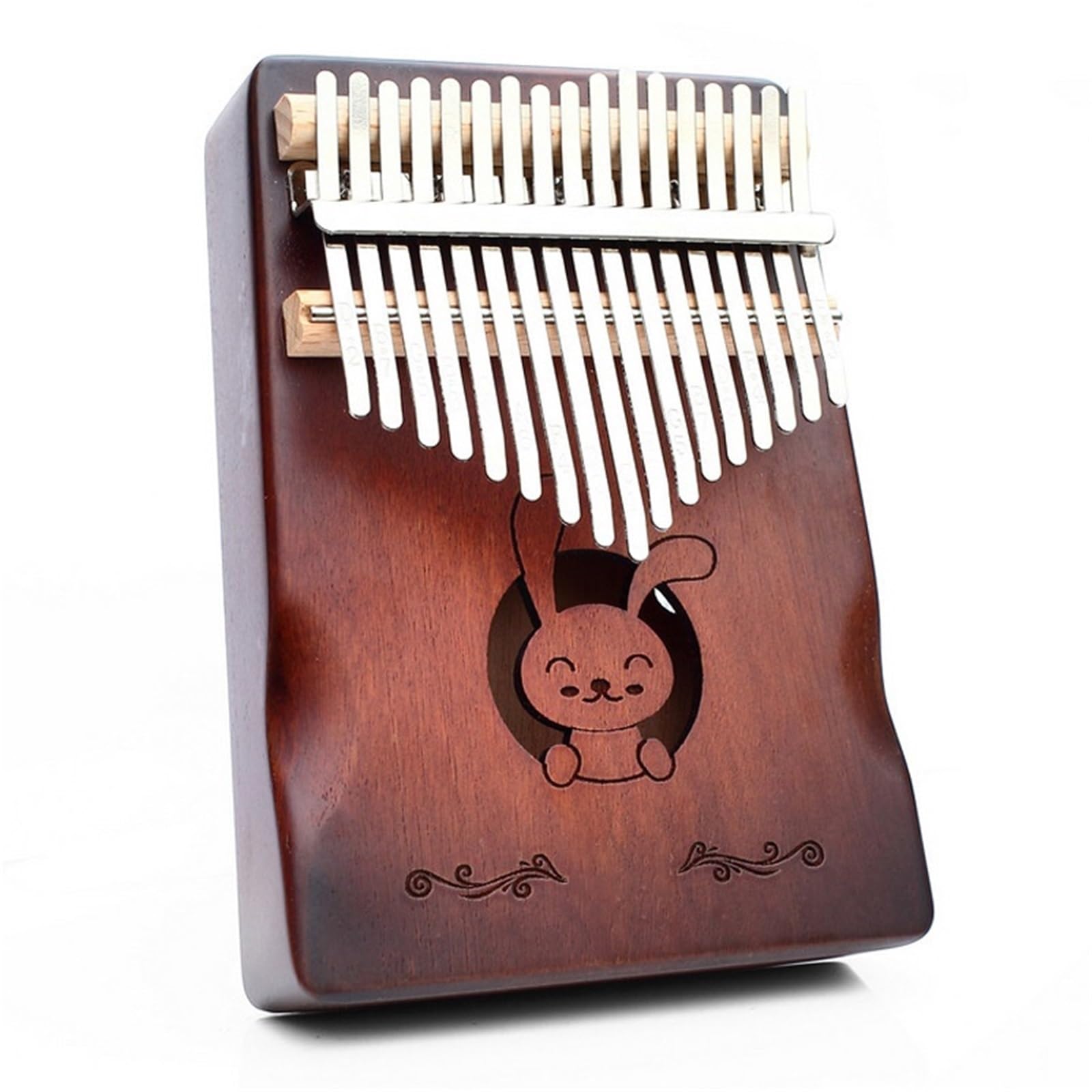 Daumenklavier mit 17 Tasten, Daumenklavier, Kalimba-Fingerklavier für Anfänger, Musikinstrument, Daumenklavier Farbverlauf, Kalimba (Stil 16)