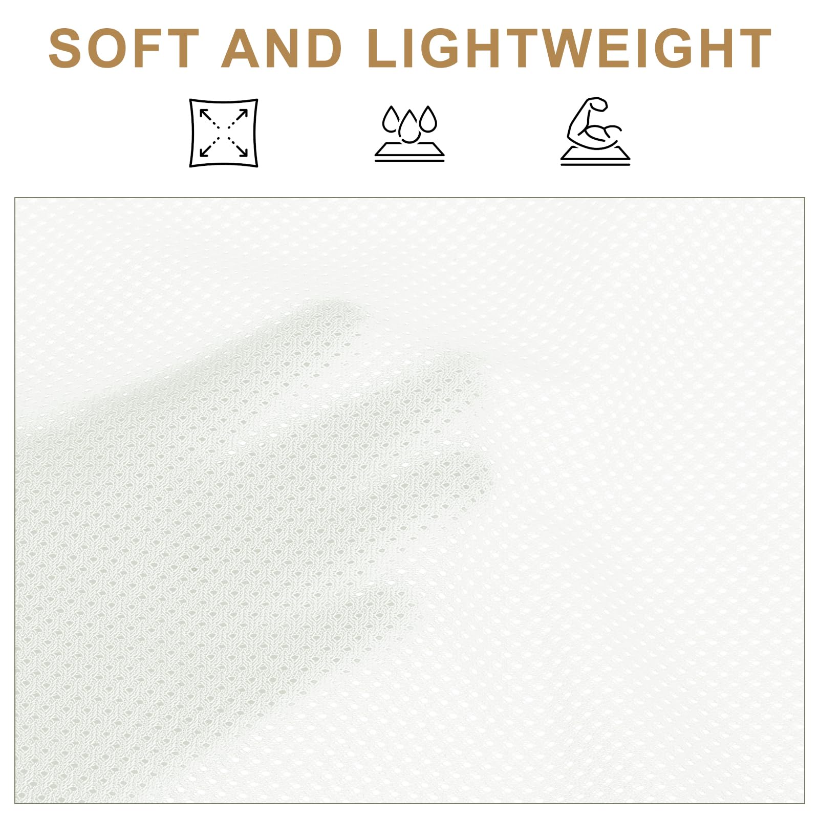 PATIKIL 62 Inch Wide Mesh Fabric Slightly Stretchy for Sewing Backpack Pocket and Straps Netting Clothes, Netting Bags - Image 3