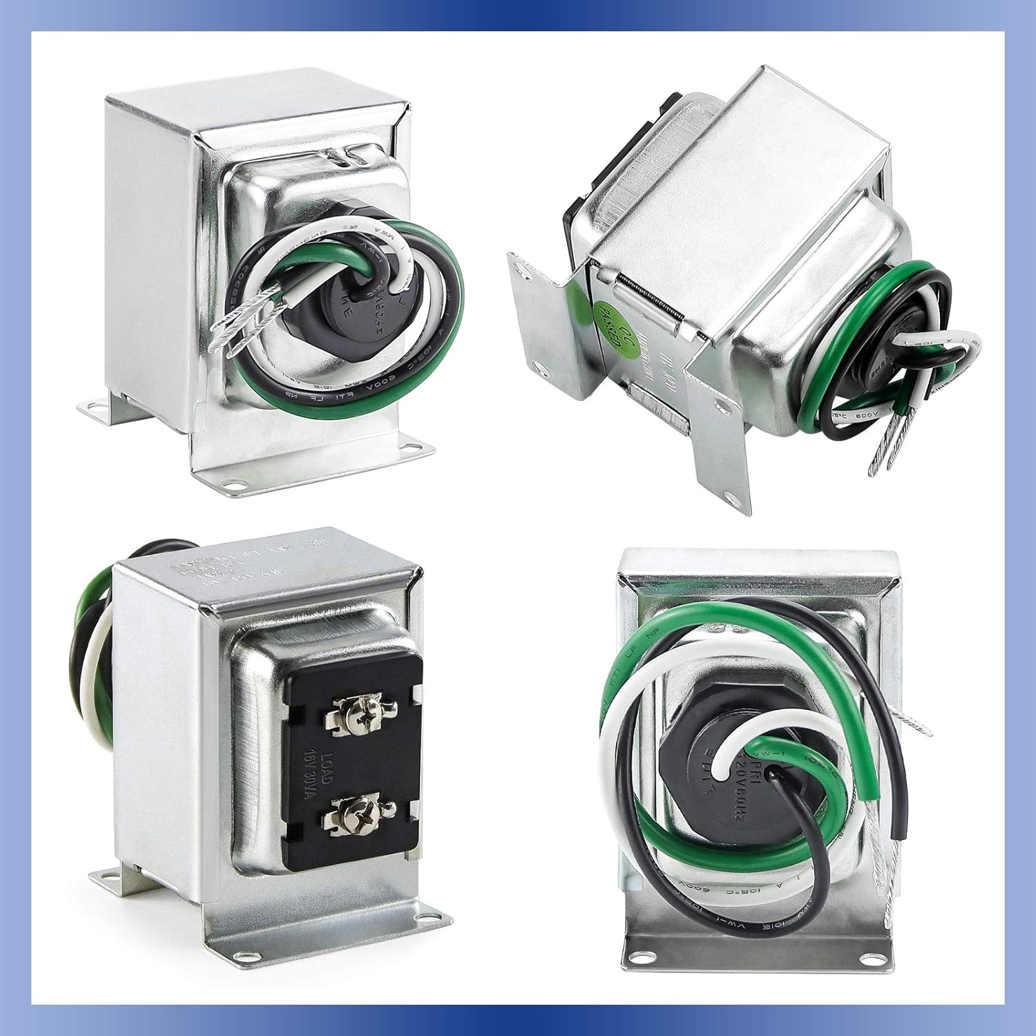 Cenipar Doorbell Transformer 16V 30VA Compatible with Ring Doorbell - - 