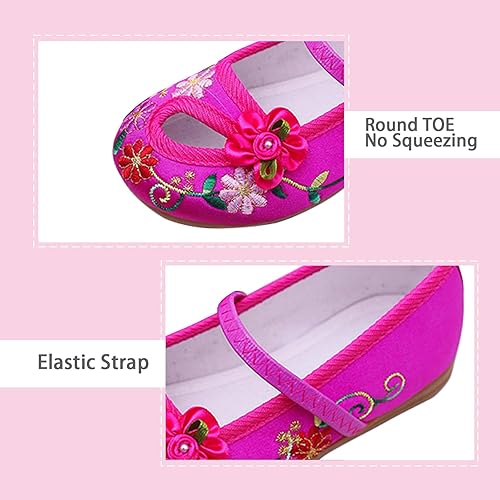 Miniatura 5 de RUIFUU Encanto Mirabel - Zapatos para niñas, disfraz de Halloween, cosplay, vestido Mirabel, zapatos planos Mary-Jane