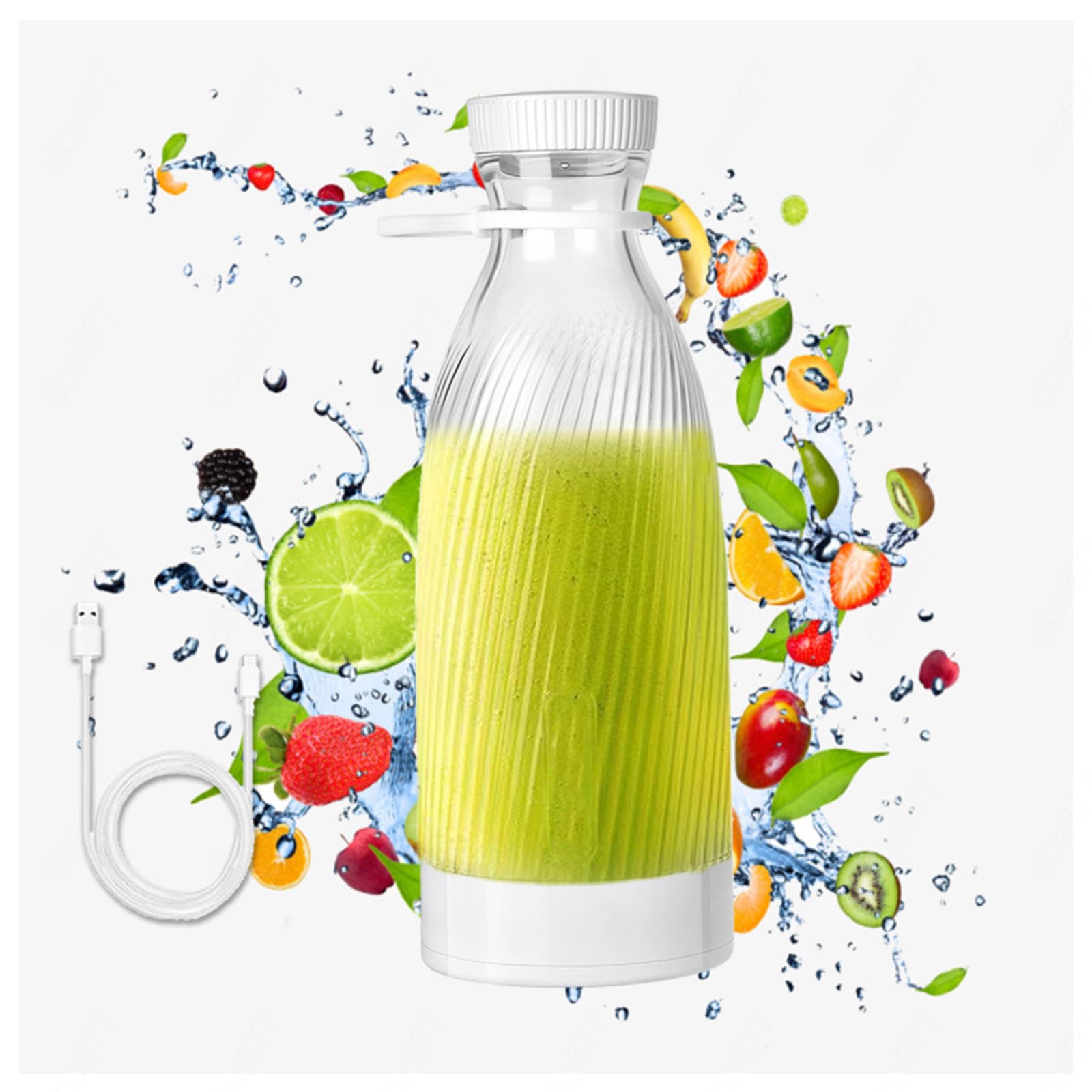 Amazon | スムージー ミキサー 氷も砕ける ， 容量500ml