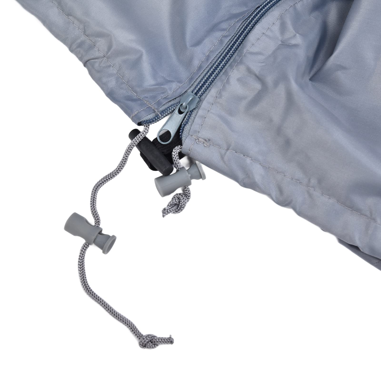 TOPINCN Copertura per Gabbia per Animali Materiale in Tessuto Oxford Copertura per Petto per Cani Design Unico Due Ante scorrevoli per Animali (Grigio)