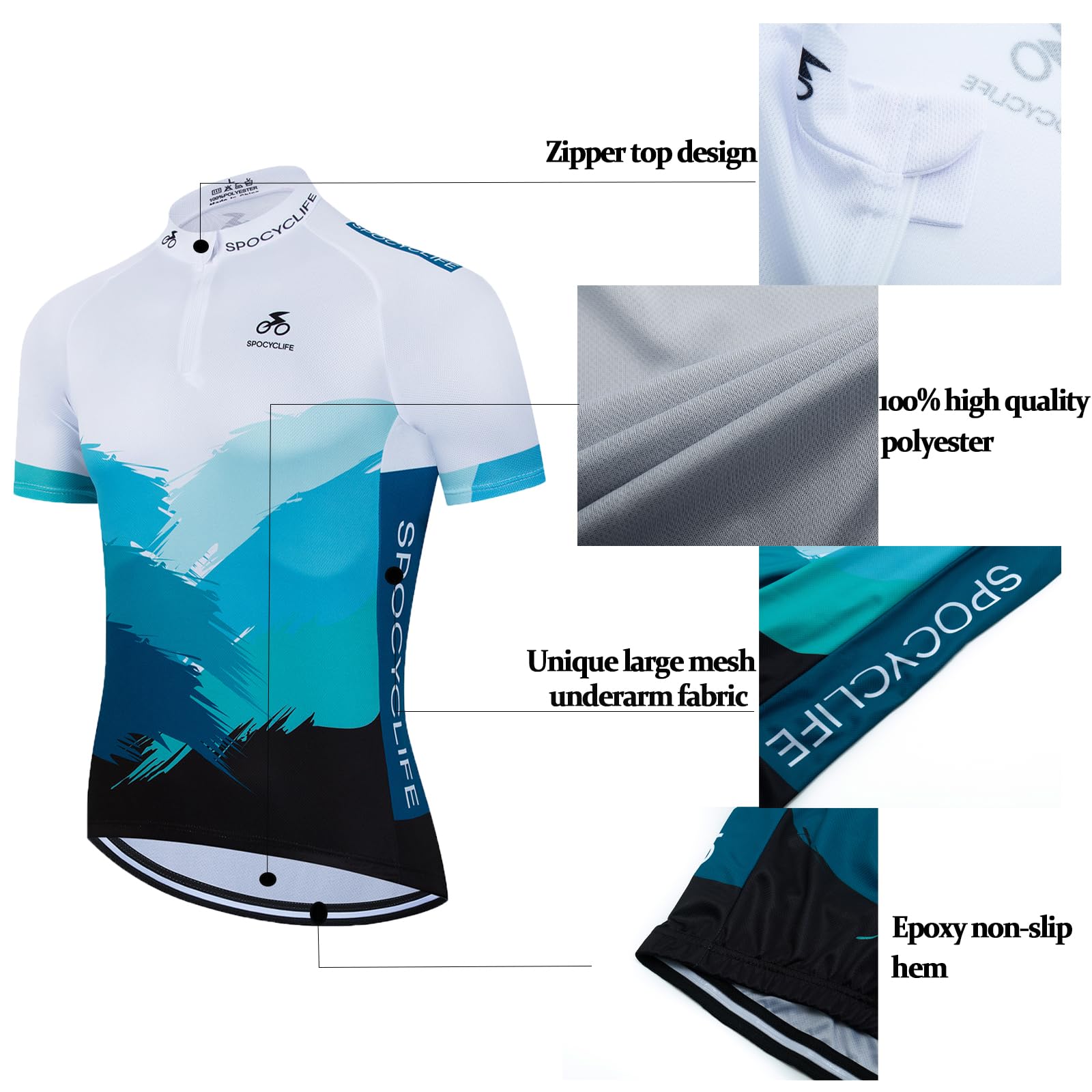 Spocyclife Men's Cycling Clothing Set - Jersey