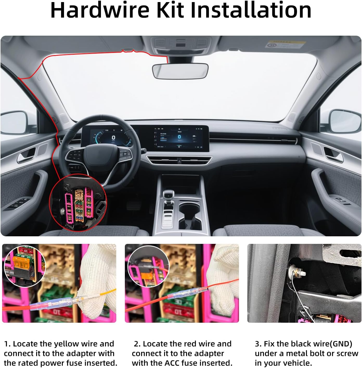 Dash cam monitoring a parked car for 24 hours