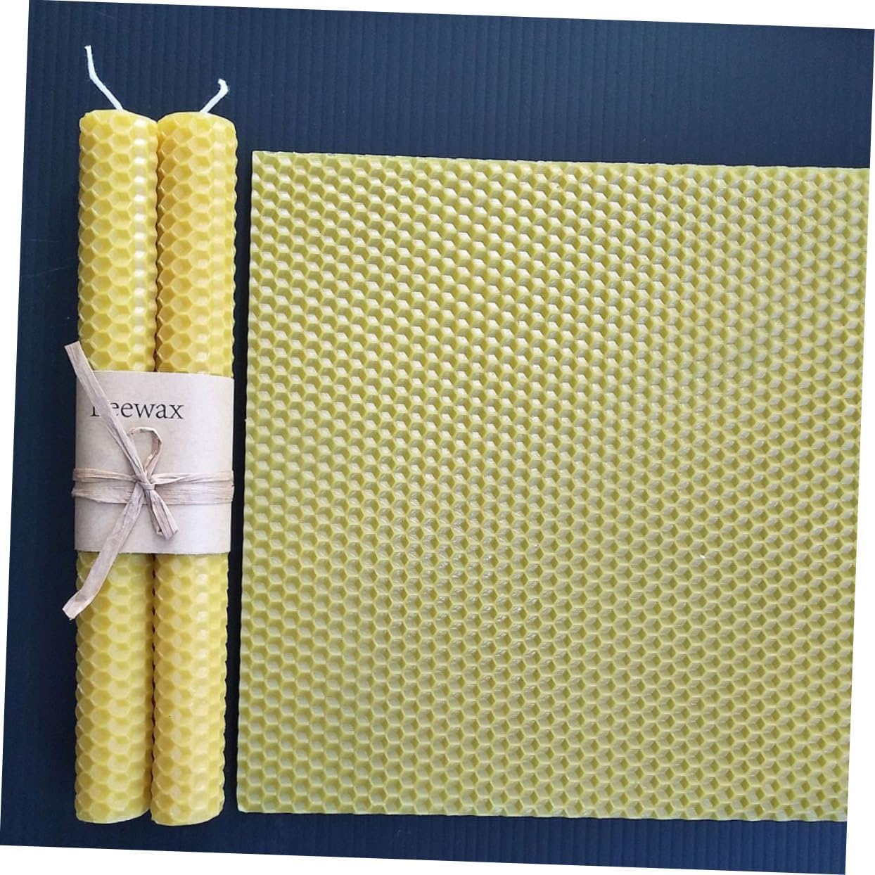 ULDIGI 10-pc Sheet Cotton Core Candle Making Kit 20x20cm Ideal for DIY Decor Occasions
