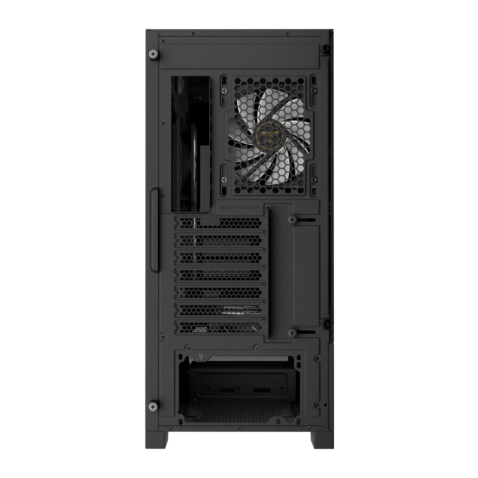 Gamdias AURA GC12 - Custodia per gamer, 6 ventole, colore: Nero