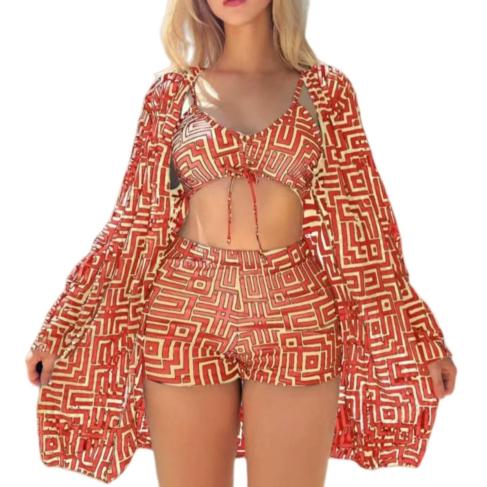 Trajes baño bikini con tiras y bóxer XL para evitar rozaduras