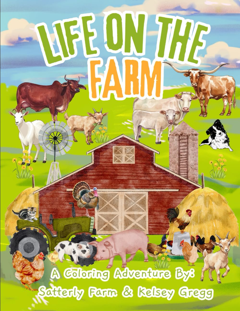 Life on the Farm: A Coloring Adventure
