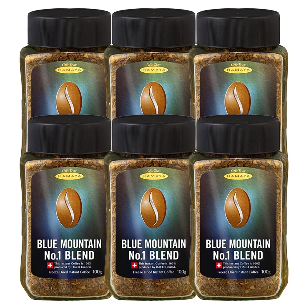 Amazon.co.jp: ハマヤ ブルーマウンテン No.1ブレンド 100g 6個セット