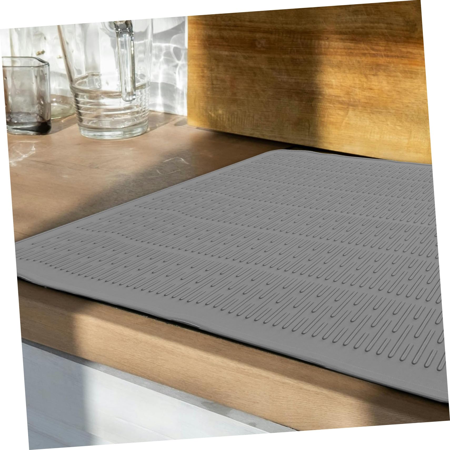 Alfombrilla para Cocina de Inducción de Silicona 20x28 Pulgadas | Reutilizable, Antideslizante y Antiaceite, Uso Doméstico, Formato Grande para Encimera