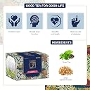 Dabri Jasmine Green Tea 32 Pyramid Dip Teabags|Pack of 2 x 16 Bags Each|Natural Dried Jasmine Flowers & Green Tea Leaves|Rich Antioxidants|Boosts Metabolism|Contains Catechins for Tooth Protection gallery image