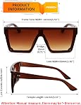 FEISEDY Fashion Oversize Siamese Lens Sunglasses Women Men Succinct Style UV400 B2470