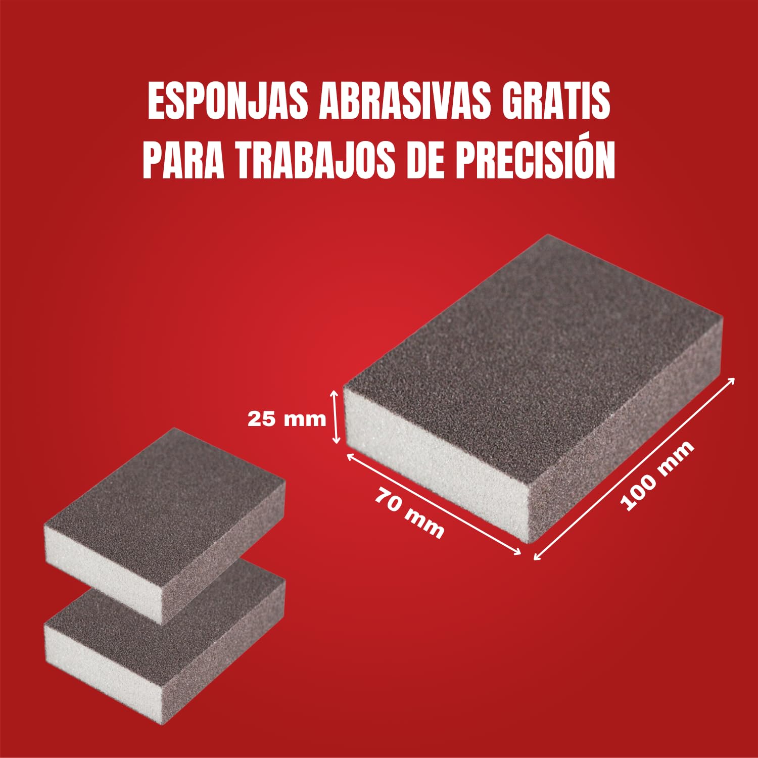 Delphi Espátula para Pladur (40/60/80/100 cm) - 80 cm con Hoja de Acero Inoxidable 0,3 mm | para Alisar Paredes y Techos | Para Yeso, Masilla, Pintura y Cola + 2 Esponjas GRATIS