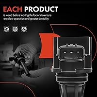 Vista 6 de A-Premium Paquete de bobinas de encendido del motor compatible con Nissan Versa 2012-2019, Versa Note 2014-2019, 1.6L 1.8L