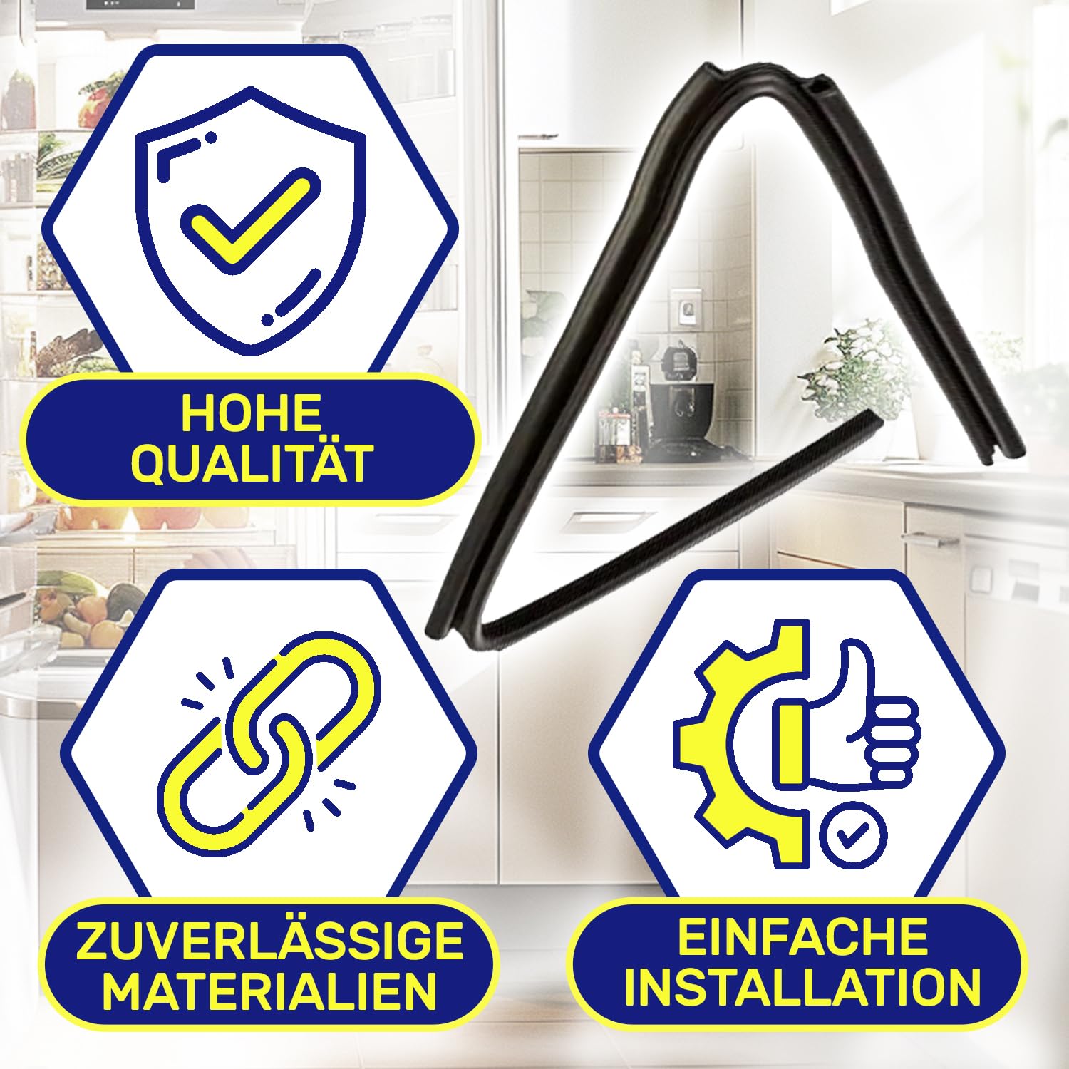 Dichtung Spülmaschine 400 mm mit dem Originalcode 1527401101 152740110/1 1527401408 152740140/8 für Electrolux für Zanussi für AEG - Türdichtung für Geschirrspüler - MADE IN ITALY - MONTERAL